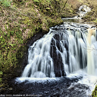 Buy canvas prints of Waterfall at Glenariff, Northern Ireland by jim Hamilton