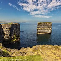 Buy canvas prints of Majestic Cliffs of Downpatrick Head by jim Hamilton
