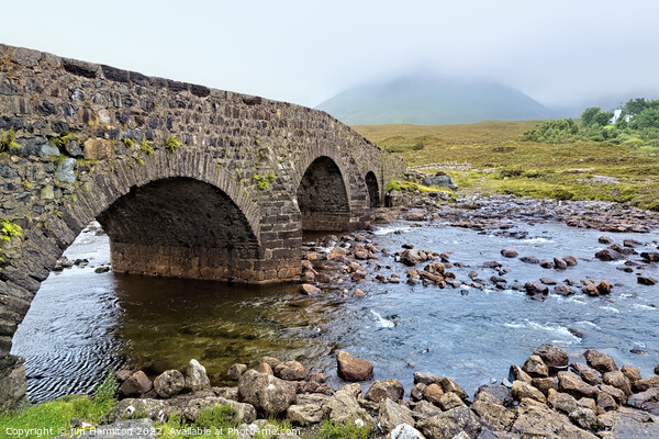 Sligachan bridge Isle of Skye Picture Board by jim Hamilton