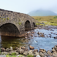 Buy canvas prints of Sligachan bridge Isle of Skye by jim Hamilton
