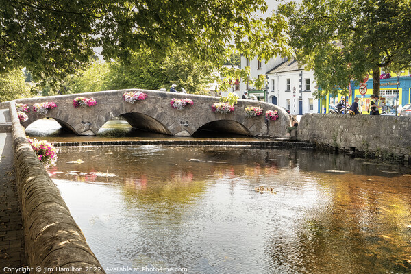The Bridge at Westport, Ireland Picture Board by jim Hamilton