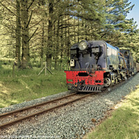 Buy canvas prints of Welsh Highland Railway, Snowdonia, Wales by jim Hamilton