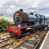 Buy canvas prints of Steam locomotive No85 Merlin at Portrush, Northern Ireland by jim Hamilton