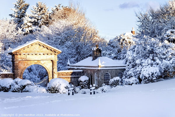 Enchanting Winter Landscape Picture Board by jim Hamilton