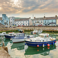Buy canvas prints of Serene harbor in Northern Ireland by jim Hamilton