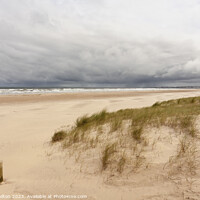 Buy canvas prints of Storm Brewing Over Castlerock Beach by jim Hamilton