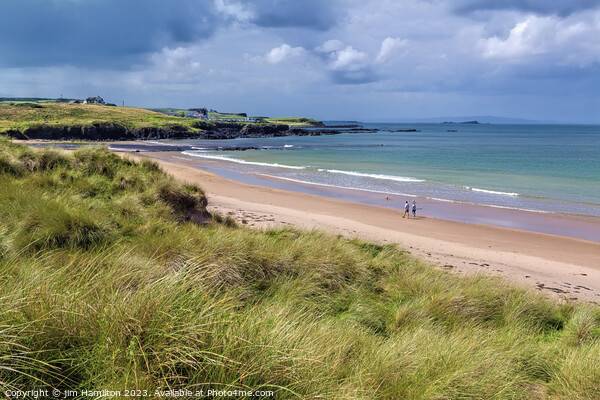 Northern Ireland's Spectacular Bushfoot Beach Picture Board by jim Hamilton