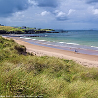 Buy canvas prints of Northern Ireland's Spectacular Bushfoot Beach by jim Hamilton