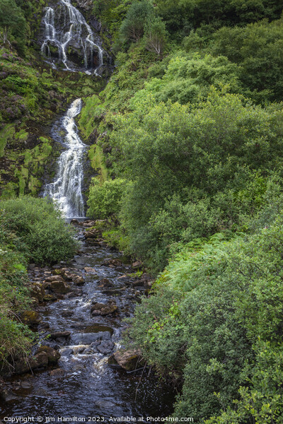 Assaranca's Magnificent Cascade, Donegal Picture Board by jim Hamilton