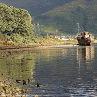Buy canvas prints of The Corpach wreck, Near Fort William, Scotland by jim Hamilton