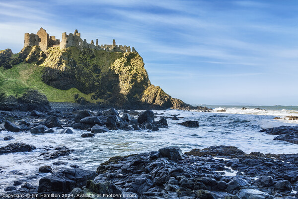 Dunluce Castle, County Antrim Northern Ireland Picture Board by jim Hamilton