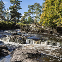 Buy canvas prints of Falls of Dochart,Killin, Scotland by jim Hamilton