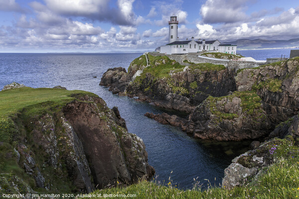 Fanad head Lighthouse, Ireland Picture Board by jim Hamilton