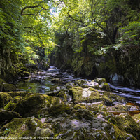 Buy canvas prints of Fairy Glen, Snowdonia Wales by jim Hamilton