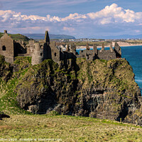 Buy canvas prints of The Majestic Ruins of Dunluce Castle by jim Hamilton