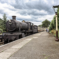 Buy canvas prints of The train now arriving by jim Hamilton
