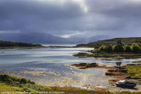 Isle of Skye Isleornsay Picture Board by jim Hamilton