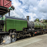 Buy canvas prints of Beyer Garrett Locomotive at Rhyd Ddu, Wales by jim Hamilton