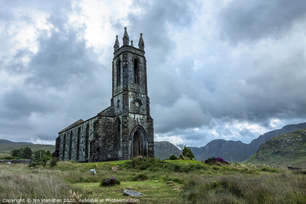 Dunlewey old church, Donegal, Ireland Picture Board by jim Hamilton