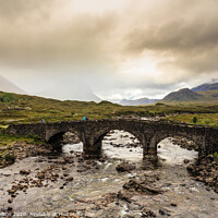 Buy canvas prints of Sligachan bridge, Isle of Skye, Scotland by jim Hamilton