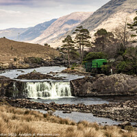 Buy canvas prints of Aasleagh Falls by jim Hamilton