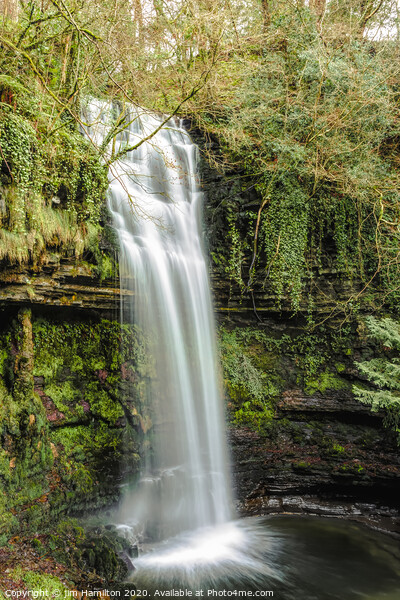 Glencar waterfall Picture Board by jim Hamilton