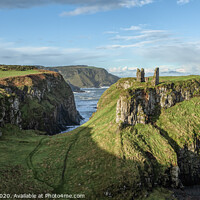 Buy canvas prints of Dunseverick Castle,County Antrim, Northern Ireland by jim Hamilton
