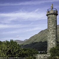 Buy canvas prints of The Majestic Glenfinnan Monument by jim Hamilton