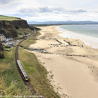 Buy canvas prints of Downhill beach, Northern Ireland by jim Hamilton
