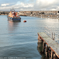 Buy canvas prints of Portrush lifeboat, Northern Ireland by jim Hamilton