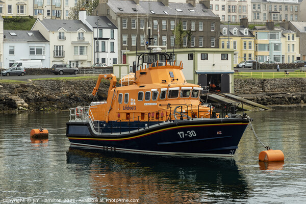 Portrush Lifeboat,Northern Ireland Picture Board by jim Hamilton