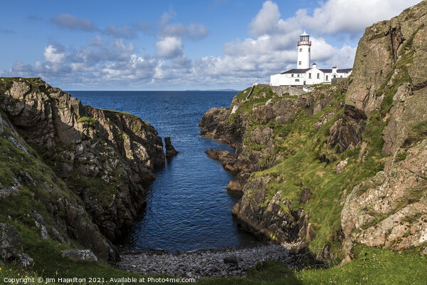 Fanad Head Lighthouse Picture Board by jim Hamilton
