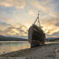 Buy canvas prints of Old Boat of Caol by jim Hamilton