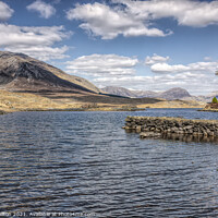 Buy canvas prints of Derryclare lough, and the Twelve Ben's Connemarqa, Ireland by jim Hamilton