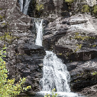 Buy canvas prints of Waterfall at Glencoe by jim Hamilton