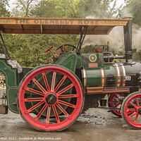 Buy canvas prints of Traction Engine in steam by jim Hamilton