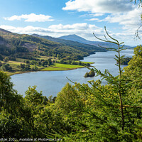 Buy canvas prints of Majestic Queen's View of Loch Tummel by jim Hamilton