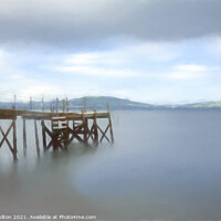 Buy canvas prints of The old Jetty by jim Hamilton