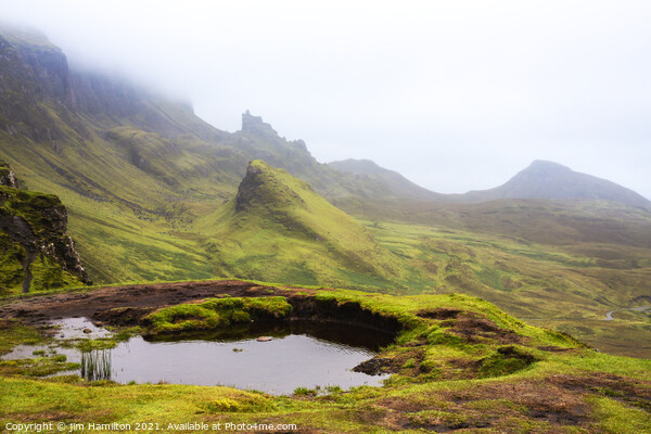 Mist on the Quiraing Picture Board by jim Hamilton
