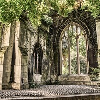 Buy canvas prints of St Dunstan in the East Ruined Church by Raymond Hill