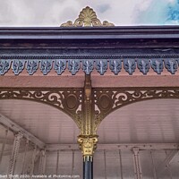 Buy canvas prints of Victorian shelter at New Brighton by Robert Thrift