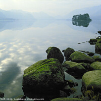 Buy canvas prints of Derwentwater from Lord's Island by Robert Thrift