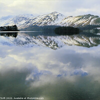 Buy canvas prints of Derwentwater and Cat Bells by Robert Thrift