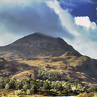 Buy canvas prints of Sgurr Dubh, Scottish Highlands by David Borrill