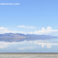 Buy canvas prints of The Great Salt Lake by Sylvia White