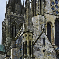 Buy canvas prints of  Chichester Cathedral by Sylvia White