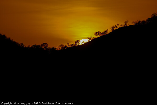 Kumbhalgarh sunset Picture Board by anurag gupta