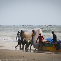 Buy canvas prints of beach cleaning squad by anurag gupta