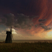 Buy canvas prints of Rottingdean Windmill - Impending Storm by Chester Tugwell