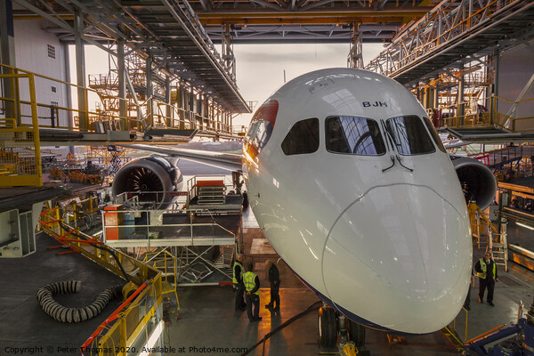 Dreamliner Awakens Picture Board by Peter Thomas